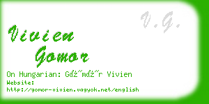 vivien gomor business card